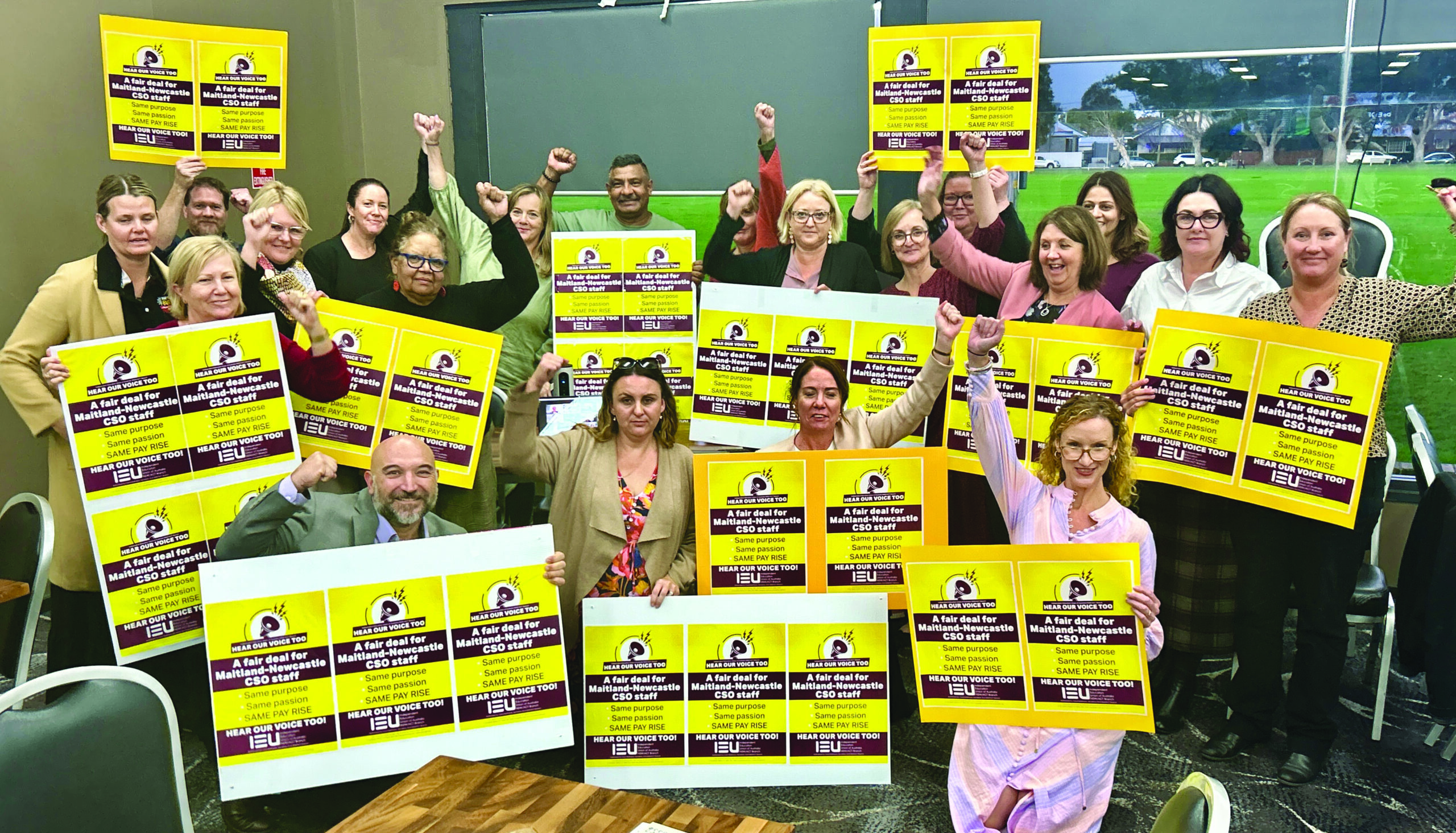 Hear our voice too! Members vote to take protected action